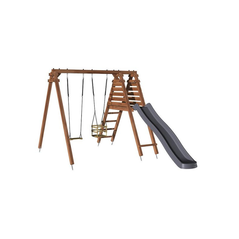Station Prune - balancoire pour enfant de Soulet - EGT - Cabane et portique dans Portiques & balançoire