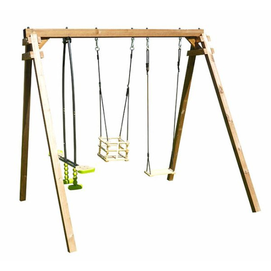 Portique Pierre - balancoire pour enfant de Soulet - EGT - Cabane et portique dans Portiques & balançoire