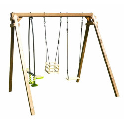 Portique Pierre - balancoire pour enfant de Soulet - EGT - Cabane et portique dans Portiques & balançoire