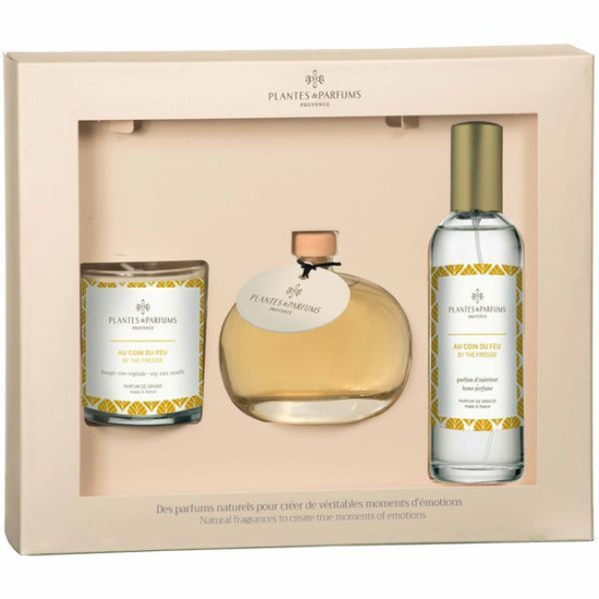 /COFFRET AU COIN DU FEU de Plantes & Parfums dans Produits parfumés, huile essentielle et Lampe Berger
