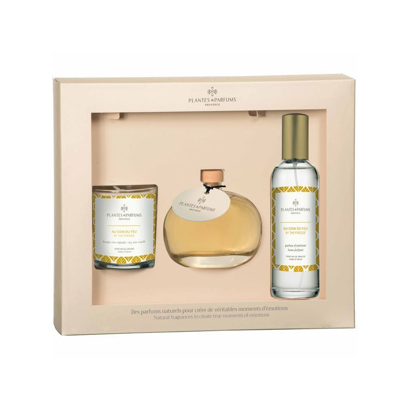 /COFFRET AU COIN DU FEU de Plantes & Parfums dans Produits parfumés, huile essentielle et Lampe Berger