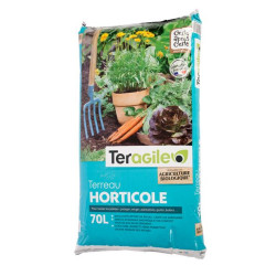 Terreau Horticole BIO 70L - Nutriments Naturels pour Plantes et Jardins de Teragile - produits pour le jardin dans Terreaux G...