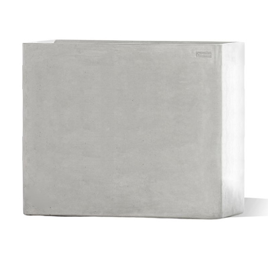 JARDINIERE MURET GRIS 80 de Décolines - Poterie décorative dans Jardinieres