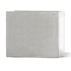 JARDINIERE MURET GRIS 80 de Décolines - Poterie décorative dans Jardinieres