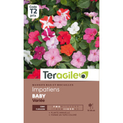 Impatiens baby variee 0.20 g de Teragile - produits pour le jardin dans Graines de fleurs en I