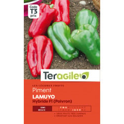 PIMENT LAMUYO HYBRIDE F1 (POIV 0,25 g de Teragile - produits pour le jardin dans Poivron