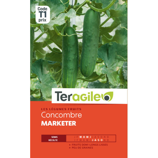 Concombre marketer t1 teragile de Teragile - produits pour le jardin dans Graines de Concombre