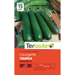 Courgette tempra hybride f1 3.00 g de Teragile - produits pour le jardin dans Graines de Courgette - Courge