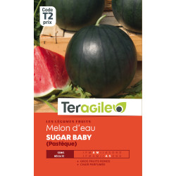 Pasteque sugar baby t2 teragile de Teragile - produits pour le jardin dans Graines de Pasteque