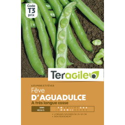 Feve d'aguadulce a tres longue cosse 200.00 g de Teragile - produits pour le jardin dans Graines de Feves