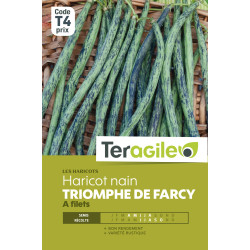 Haricot nain a filets triomphe de farcy 200.00 g de Teragile - produits pour le jardin dans Graines de Haricot