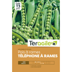 Pois rame ecos. telephone 220g t3 teragile de Teragile - produits pour le jardin dans Graines de Pois