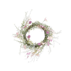 COURONNE SECHEE ROSE.F D50 de Edelman - deco maison et noël dans 🕰️ Autres accessoires de déco