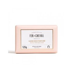 Savon doux parfumé Pétales de Rose 0.125KG de Savon de Marseille dans Savon noir, Savon de Marseille, Alep