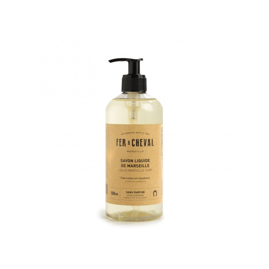Savon liquide de Marseille sans parfum 500ml de Savon de Marseille dans Savon noir, Savon de Marseille, Alep