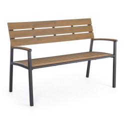 /BANC ISAK ANTHRACITE de BIZZOTTO - Déco de la maison et du jardin dans Banc pour le jardin