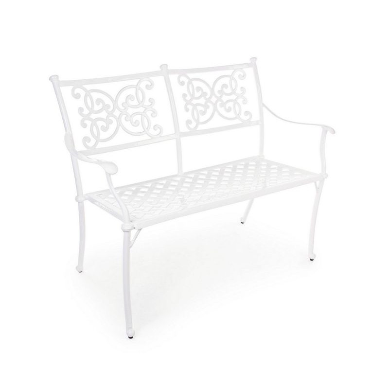 /BANC GIGLIO BLANC de BIZZOTTO - Déco de la maison et du jardin dans Banc pour le jardin