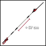 Taile-haie télescopique GC-HH 18/45 Li T-Solo de Einhell - tondeuse et outil à batterie dans Taille haies pour le jardin