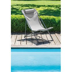 /Chilienne Globe Graphite Perle - Confort et Élégance pour Votre Jardin de Proloisirs - Océo - table et fauteuil et mobilier ...
