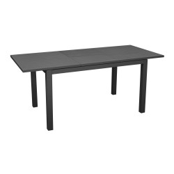 Table Genes 110/170 Graphite - Élégance et Modularité pour Votre Espace de Proloisirs - Océo - table et fauteuil et mobilier ...