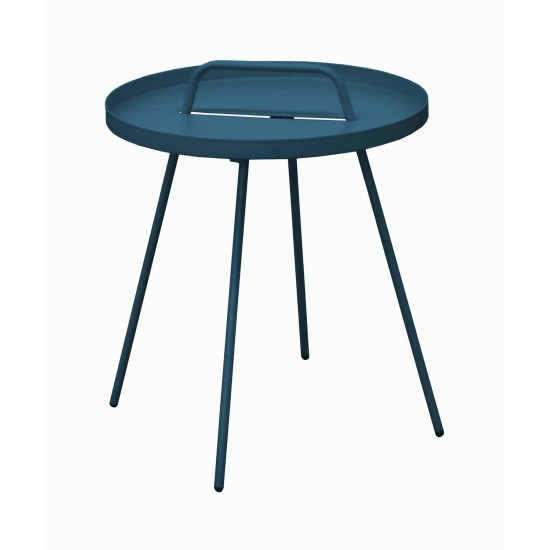 TABLE BASSE FLOWER - BLEU de Proloisirs - Océo - table et fauteuil et mobilier de jardin dans Table de jardin