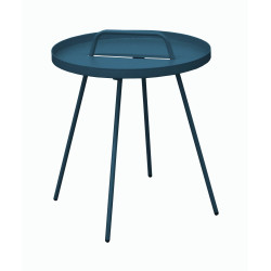 TABLE BASSE FLOWER - BLEU de Proloisirs - Océo - table et fauteuil et mobilier de jardin dans Table de jardin