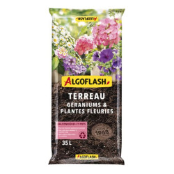 Terreau Plante Fleurie 35L ALGO de Algoflash - engrais et terreau pour le jardin, les plantes dans Terreaux Grand volume