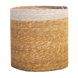 /POT TREBO CYLINDRE HAUT BLANC 30cm de Décolines - Poterie décorative dans Cache-pot et pot déco