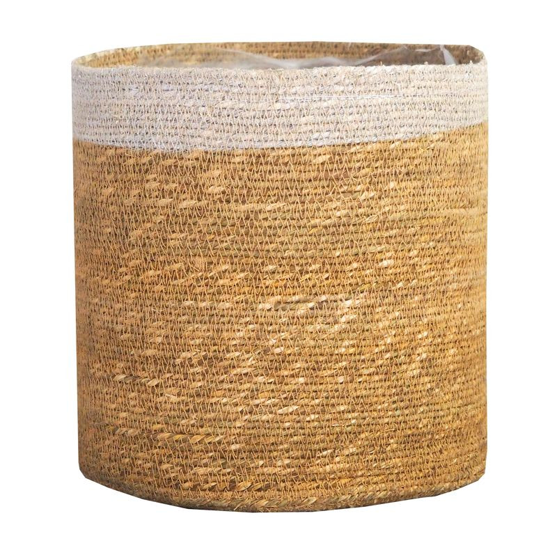 /POT TREBO CYLINDRE HAUT BLANC 50cm de Décolines - Poterie décorative dans Cache-pot et pot déco