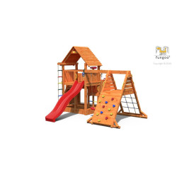 PORTIQUE BIG LEADER SPIDE balancoire toboggan de Fungoo dans Portiques & balançoire