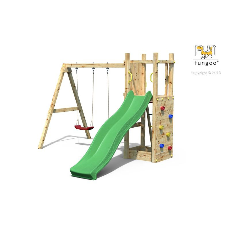 PORTIQUE FUNNY3 Balançoire Double de Fungoo dans Portiques & balançoire