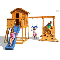 PORTIQUE MyHOUSE SPIDER balancoire toboggan de Fungoo dans Portiques & balançoire