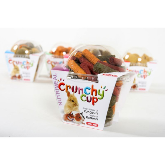 CRUNCHY CUP 3 MIX 200G de Zolux - Produit pour animaux dans Friandises pour rongeurs