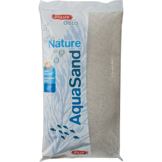 AQUASAND NAT QUARTZ FIN 12KG de Zolux - Produit pour animaux dans Sable pour aquariums