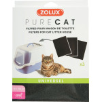FILTRES MAISON TOILETTE X3 de Zolux - Produit pour animaux dans Maison de toilette pour chats
