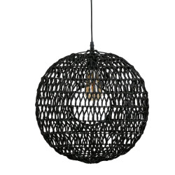 /SUSPENSION CALYP NOIR D41X14CM de Jardinerie Bordeaux Libourne Gironde dans Eclairages - Luminaires - Lampes