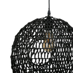 /SUSPENSION CALYP NOIR D41X14CM de Jardinerie Bordeaux Libourne Gironde dans Eclairages - Luminaires - Lampes