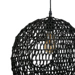 /SUSPENSION CALYP NOIR D41X14CM de Jardinerie Bordeaux Libourne Gironde dans Eclairages - Luminaires - Lampes