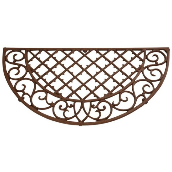 GRILLE FONTE DEMI-LUNE 67X34CM de Esschert design - deco maison et jardin dans Tapis - paillasson - Nappe - Rideau