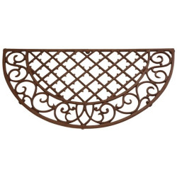 GRILLE FONTE DEMI-LUNE 67X34CM de Esschert design - deco maison et jardin dans Tapis - paillasson - Nappe - Rideau