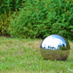 Sphère en acier inoxydable L de Esschert design - deco maison et jardin dans Sculpture et sujet