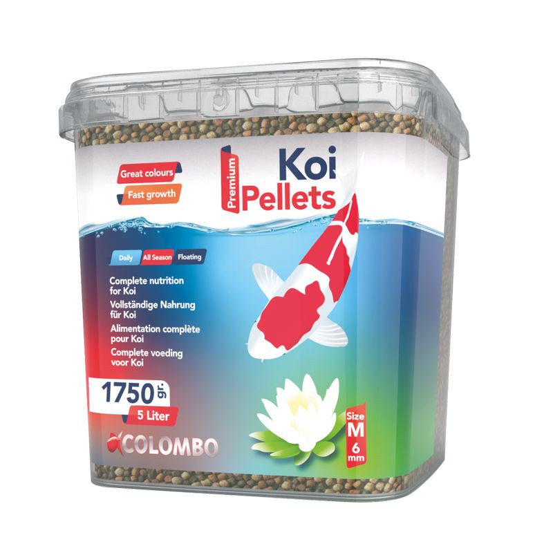 COLOMBO GRANULES KOI MEDIUM 5L de Colombo - Produit pour aquariums dans Nourriture poisson de bassin