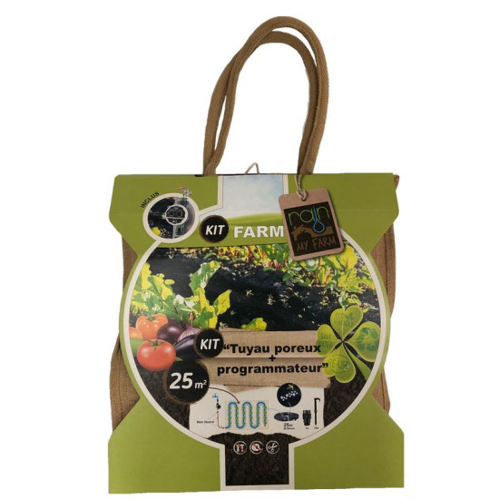 KIT TUYAU POREUX + PROGRAMMATEUR de Rain Irrigation - arrosage goutte à goutte dans Tuyau pour goutte à goutte