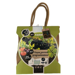 KIT TUYAU POREUX + PROGRAMMATEUR de Rain Irrigation - arrosage goutte à goutte dans Tuyau pour goutte à goutte