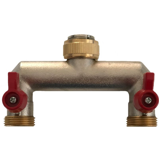 Selecteur 2 voies laiton male 3/4 (S/B) de Rain Irrigation - arrosage goutte à goutte dans Raccord d'arrosage