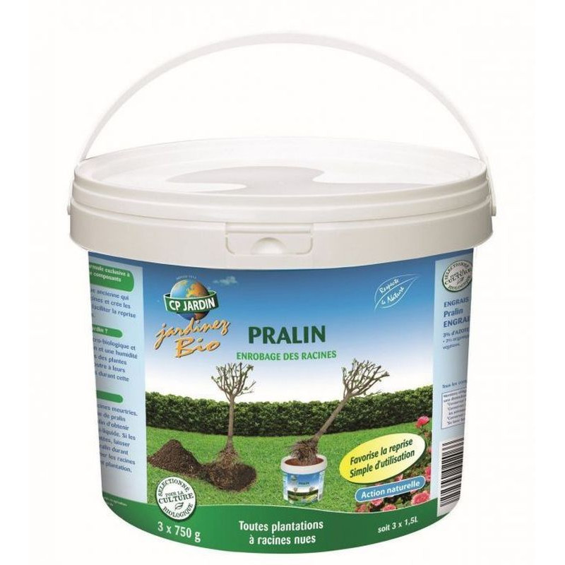 Pralin. 3 x 750 g (4 l 500 environ) de CP Jardin - traitements biologiques pour le jardinage dans Amendement de fond