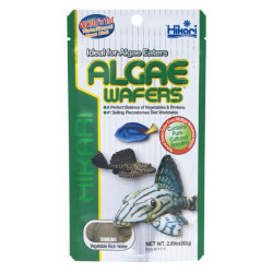 Hikari algae wafers 82g de Hikari - Nourriture poisson de bassin et aquarium dans Alimentation Poissons tropicaux