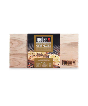 Planches à fumer cèdre (lot deux) de Weber- BBQ à charbon, à gaz et électriques dans Accessoires pour barbecue
