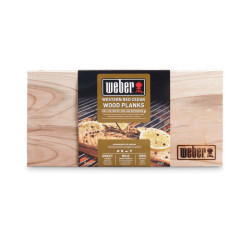 Planches à fumer cèdre (lot deux) de Weber- BBQ à charbon, à gaz et électriques dans Accessoires pour barbecue