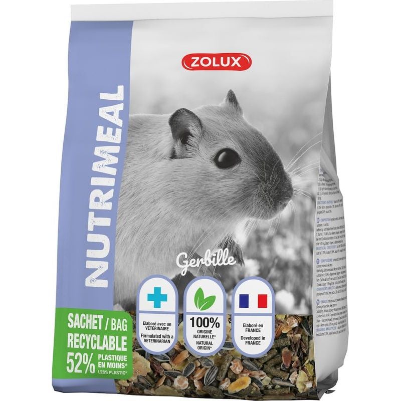 GRAINES GERBILLE NUTRIMEAL3 600G de Zolux - Produit pour animaux dans Nourriture pour rongeurs